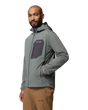 The Columbia Mens Tall Heights™ III Hooded Softshell Jacket in Sedona Sage & Shark