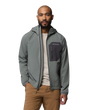 The Columbia Mens Tall Heights™ III Hooded Softshell Jacket in Sedona Sage & Shark