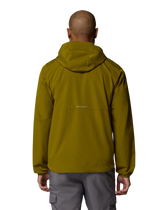 The Columbia Mens Tall Heights™ III Hooded Softshell Jacket in Mossy Green & Greenscape
