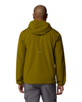 The Columbia Mens Tall Heights™ III Hooded Softshell Jacket in Mossy Green & Greenscape