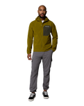 The Columbia Mens Tall Heights™ III Hooded Softshell Jacket in Mossy Green & Greenscape
