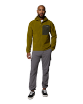 The Columbia Mens Tall Heights™ III Hooded Softshell Jacket in Mossy Green & Greenscape