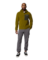 The Columbia Mens Tall Heights™ III Hooded Softshell Jacket in Mossy Green & Greenscape
