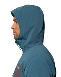 The Columbia Mens Tall Heights™ III Hooded Softshell Jacket in Everblue & Shark
