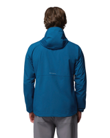 The Columbia Mens Tall Heights™ III Hooded Softshell Jacket in Phoenix Blue & Black
