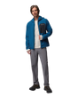 The Columbia Mens Tall Heights™ III Hooded Softshell Jacket in Phoenix Blue & Black