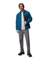 The Columbia Mens Tall Heights™ III Hooded Softshell Jacket in Phoenix Blue & Black