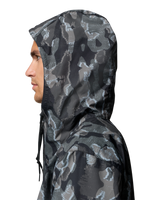 The Columbia Mens Spire Valley™ Novelty Windbreaker Jacket in Black Treebark & Black