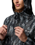 The Columbia Mens Spire Valley™ Novelty Windbreaker Jacket in Black Treebark & Black