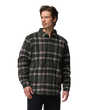 The Columbia Mens Hunter Arch™ Shirt Jacket in Greenscape Track Plaid