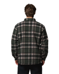 The Columbia Mens Hunter Arch™ Shirt Jacket in Greenscape Track Plaid