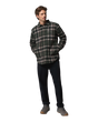 The Columbia Mens Hunter Arch™ Shirt Jacket in Greenscape Track Plaid