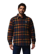 The Columbia Mens Hunter Arch™ Shirt Jacket in Collegiate Navy Track Plaid