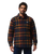 The Columbia Mens Hunter Arch™ Shirt Jacket in Collegiate Navy Track Plaid