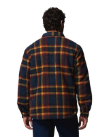 The Columbia Mens Hunter Arch™ Shirt Jacket in Collegiate Navy Track Plaid