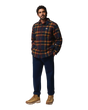 The Columbia Mens Hunter Arch™ Shirt Jacket in Collegiate Navy Track Plaid