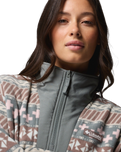 Sequoia Grove™ II Printed Half Zip Fleece Jacket in Iron Wizard Island