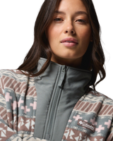Sequoia Grove™ II Printed Half Zip Fleece Jacket in Iron Wizard Island