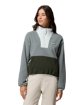 Sequoia Grove™ II Half Zip Fleece Jacket in Sedona Sage, Greenscape & Tea Light