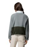 Sequoia Grove™ II Half Zip Fleece Jacket in Sedona Sage, Greenscape & Tea Light