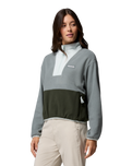 Sequoia Grove™ II Half Zip Fleece Jacket in Sedona Sage, Greenscape & Tea Light