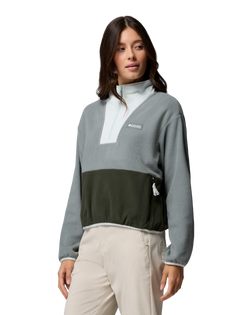 Sequoia Grove™ II Half Zip Fleece Jacket in Sedona Sage, Greenscape & Tea Light