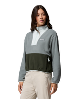 Sequoia Grove™ II Half Zip Fleece Jacket in Sedona Sage, Greenscape & Tea Light