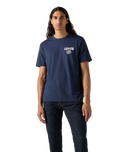 The Levi's® Mens Graphic Crewneck Coolmax T-Shirt in Navy Blazer