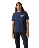 The Levi's® Mens Graphic Crewneck Coolmax T-Shirt in Navy Blazer