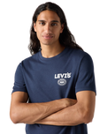 The Levi's® Mens Graphic Crewneck Coolmax T-Shirt in Navy Blazer