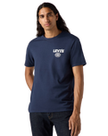 The Levi's® Mens Graphic Crewneck Coolmax T-Shirt in Navy Blazer