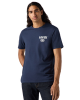 The Levi's® Mens Graphic Crewneck Coolmax T-Shirt in Navy Blazer