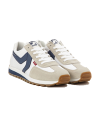 The Levi's® Mens Stryder Shoes in Regular White & Navy