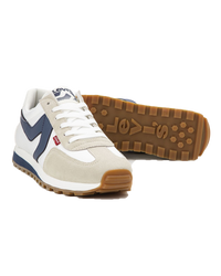 The Levi's® Mens Stryder Shoes in Regular White & Navy