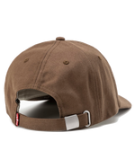 The Levi's® Mens Relaxed Dad Heritage Cap in Dark Brown