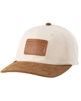 The Levi's® Mens Relaxed Dad Heritage Cap in Ecru