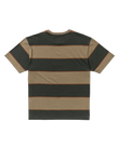 The RVCA Mens Kevin "Spanky" Long Stripe T-Shirt in Mushroom