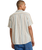 The RVCA Mens Exotica Stripe Shirt in Natural