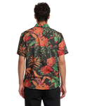 The RVCA Mens Tapestry Shirt in Black
