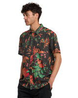 The RVCA Mens Tapestry Shirt in Black