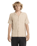 Exotica Stripe Shirt in Light Khaki