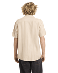 Exotica Stripe Shirt in Light Khaki