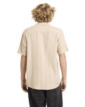 Exotica Stripe Shirt in Light Khaki