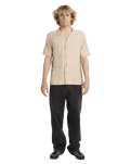 Exotica Stripe Shirt in Light Khaki