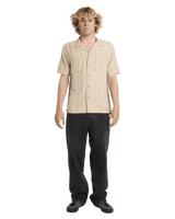 Exotica Stripe Shirt in Light Khaki