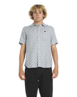 The RVCA Mens Va Monogram Shirt in Vintage Navy