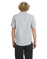 The RVCA Mens Va Monogram Shirt in Vintage Navy