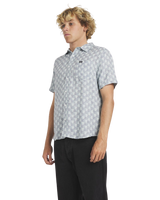 The RVCA Mens Va Monogram Shirt in Vintage Navy