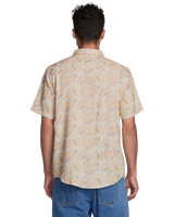 The RVCA Mens Exotica II Shirt in Natural
