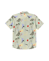 The RVCA Mens Craft Shirt in Green Tea